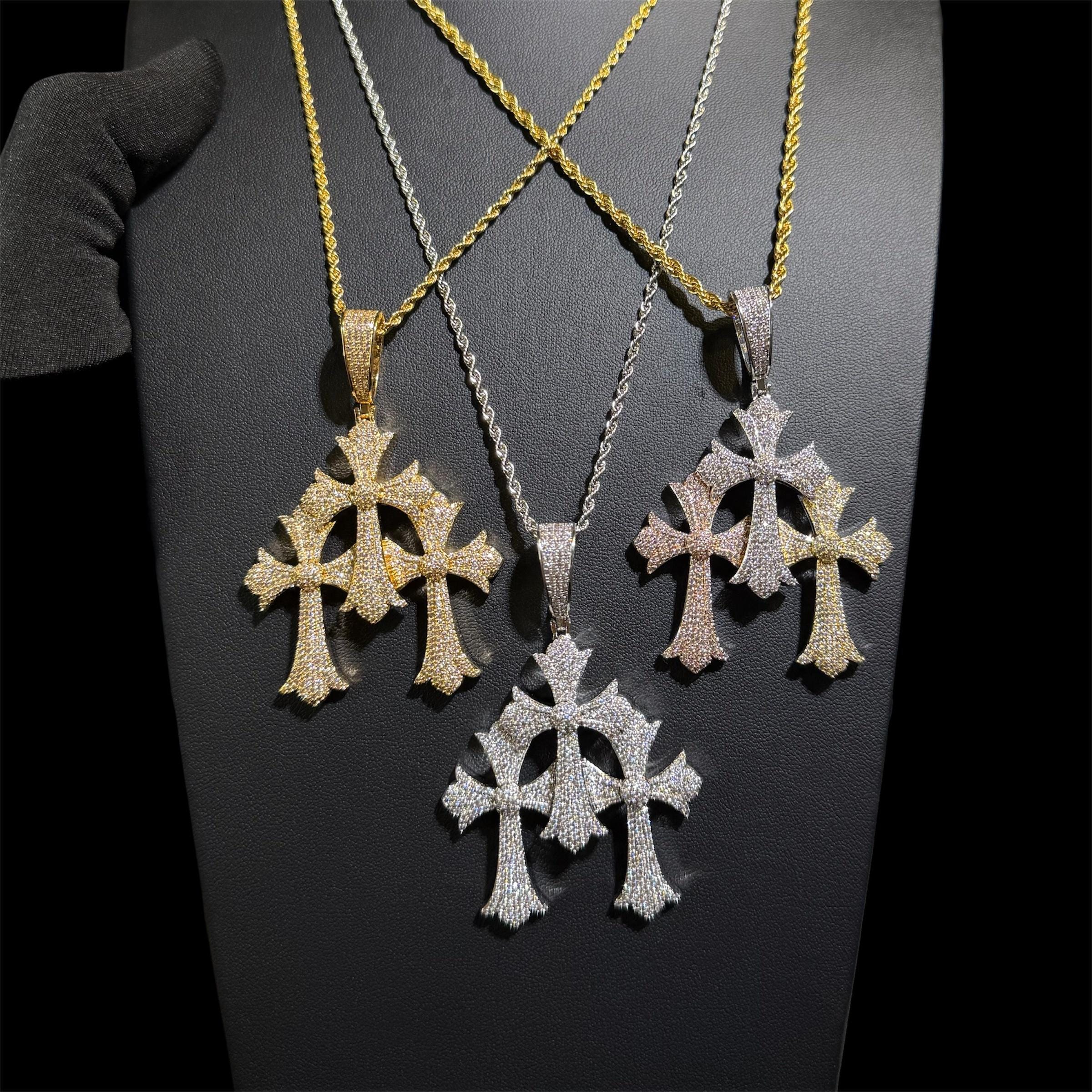 Chrome Hearts Triple Cross - Etsy