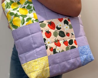 100% Custom Tote Bag, Custom, Personalized, Made to Order, Personal, Pretty, Soft Durable Handmade Quilted Tote Bag