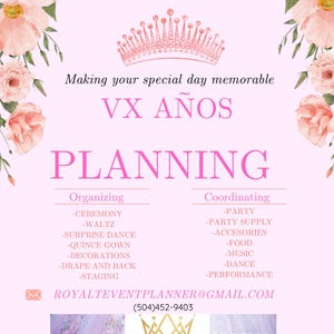 Planning your Quince anos (30 minutes consultation)