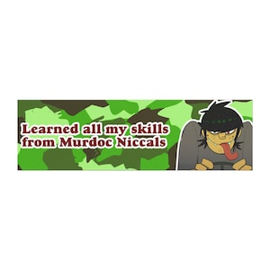 Murdoc Niccals Gorillaz Inspired Car Magnet For Your Vehichle