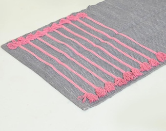 Organic Cotton Yoga Rug, Handloom, Superior Grip