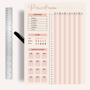 Period Moon Cycle Tracker | Aesthetic Digital & Printable PDF | Cute iPad Period Journal | Menstrual Cycle Tracker | Instant Download