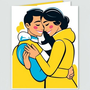 8 set di clipart di coppia d'amore, amanti romantici, clipart di acquerelli, JPG stampabili, download digitale per scrapbooking, diario spazzatura e artigianato di carta