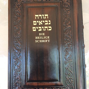 the holy bible hebrew german Jewish old testament tanakh tanach chumash torah