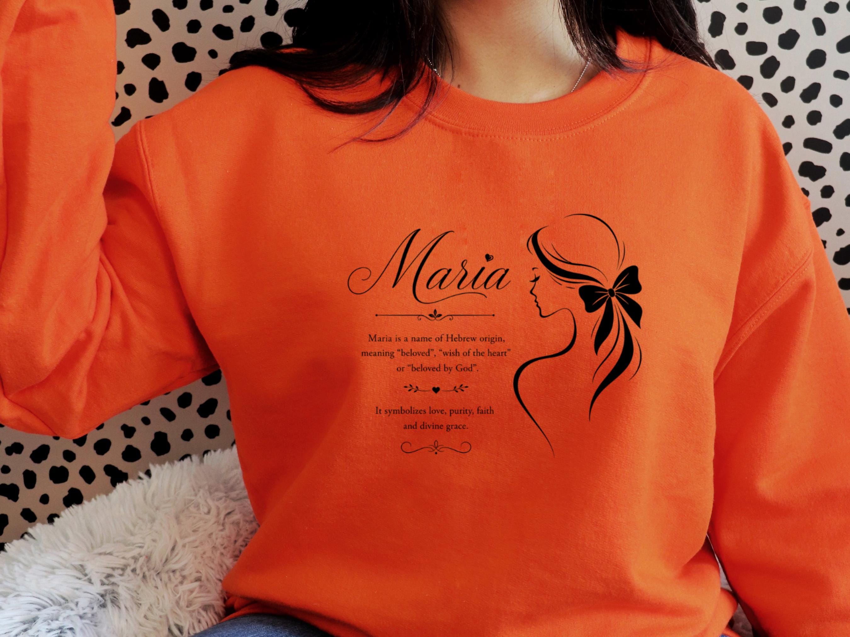 Maria Name SVG PNG – Name Meaning Calligraphy | Woman Silhouette