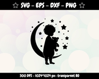 Little boy SVG: Design for Cricut, Commercial Use, Digital Download