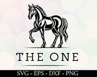 Horse SVG - Walking Horse PNG DXF | Equestrian Stallion Silhouette Cricut Farmhouse Animal Clipart Cut File