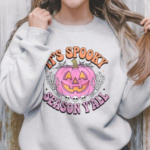 Skeleton Sweatshirt – Cozy Halloween Crewneck, Spooky Season Pullover for Fall Vibes