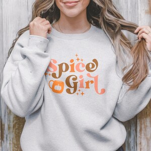 Pumpkin Spice Lover Sweatshirt: Cozy Fall Coffee Crewneck ash