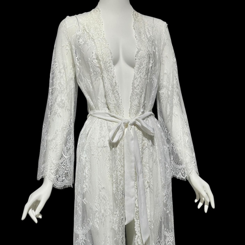 Sheer Lace Robe - Etsy
