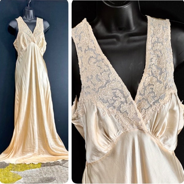 1940s Nightgown - Etsy