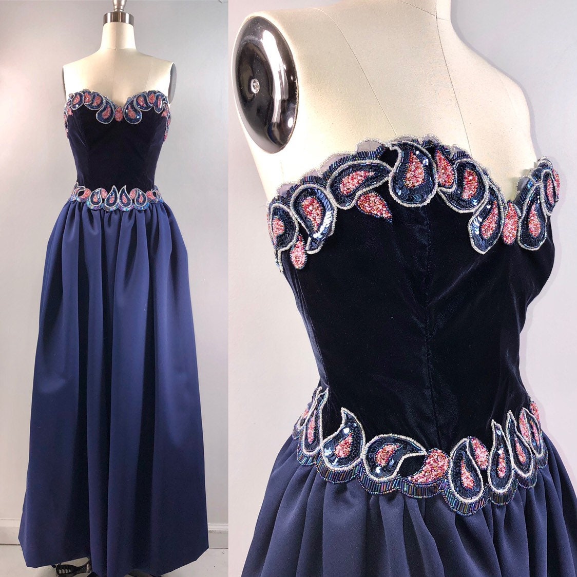 80s ball gown