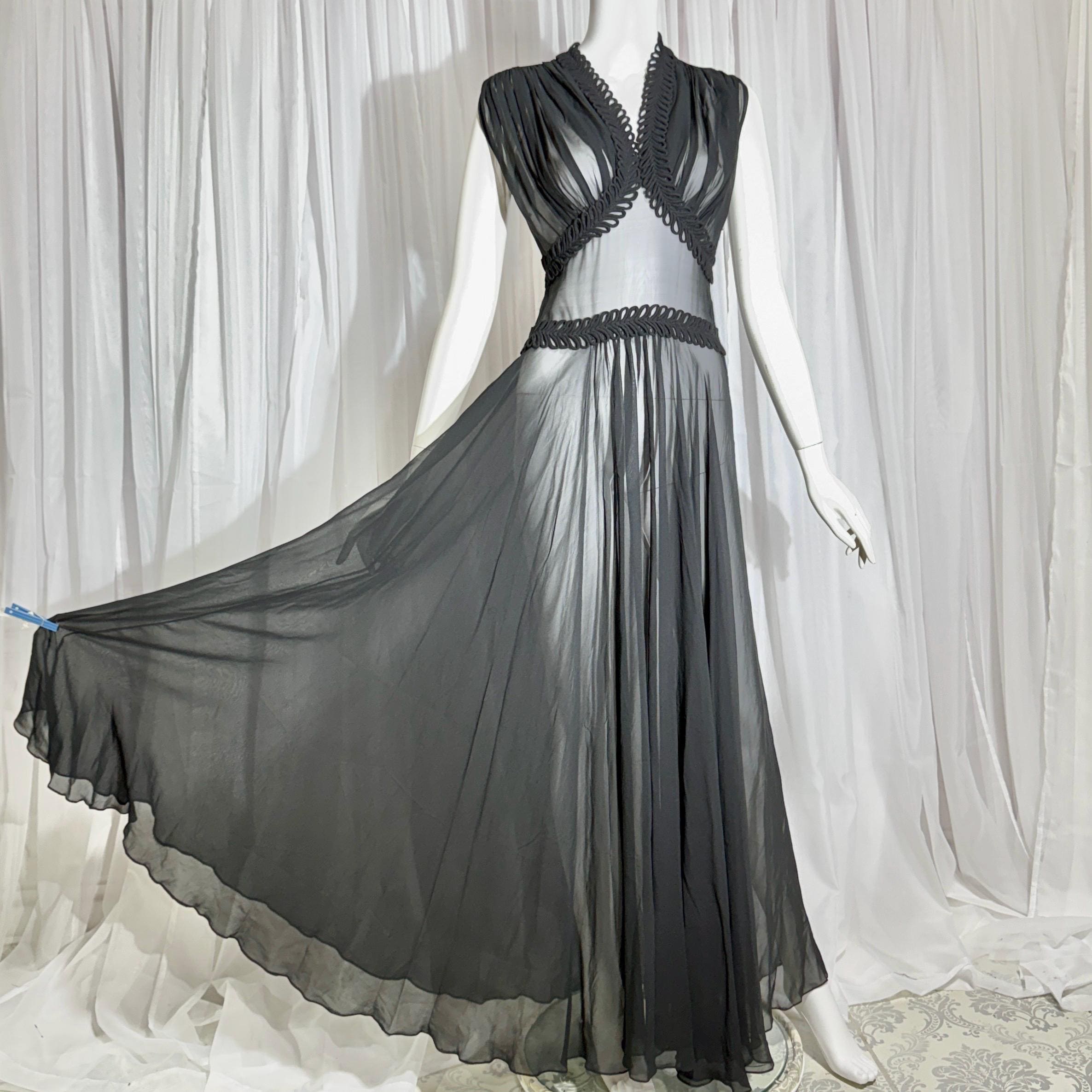 Vintage Sheer Dress - Etsy