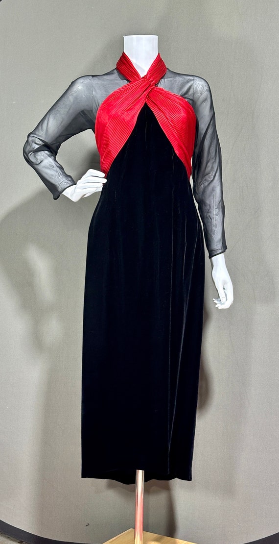 vintage evening gown, OSCAR de la RENTA Miss O, N… - image 3