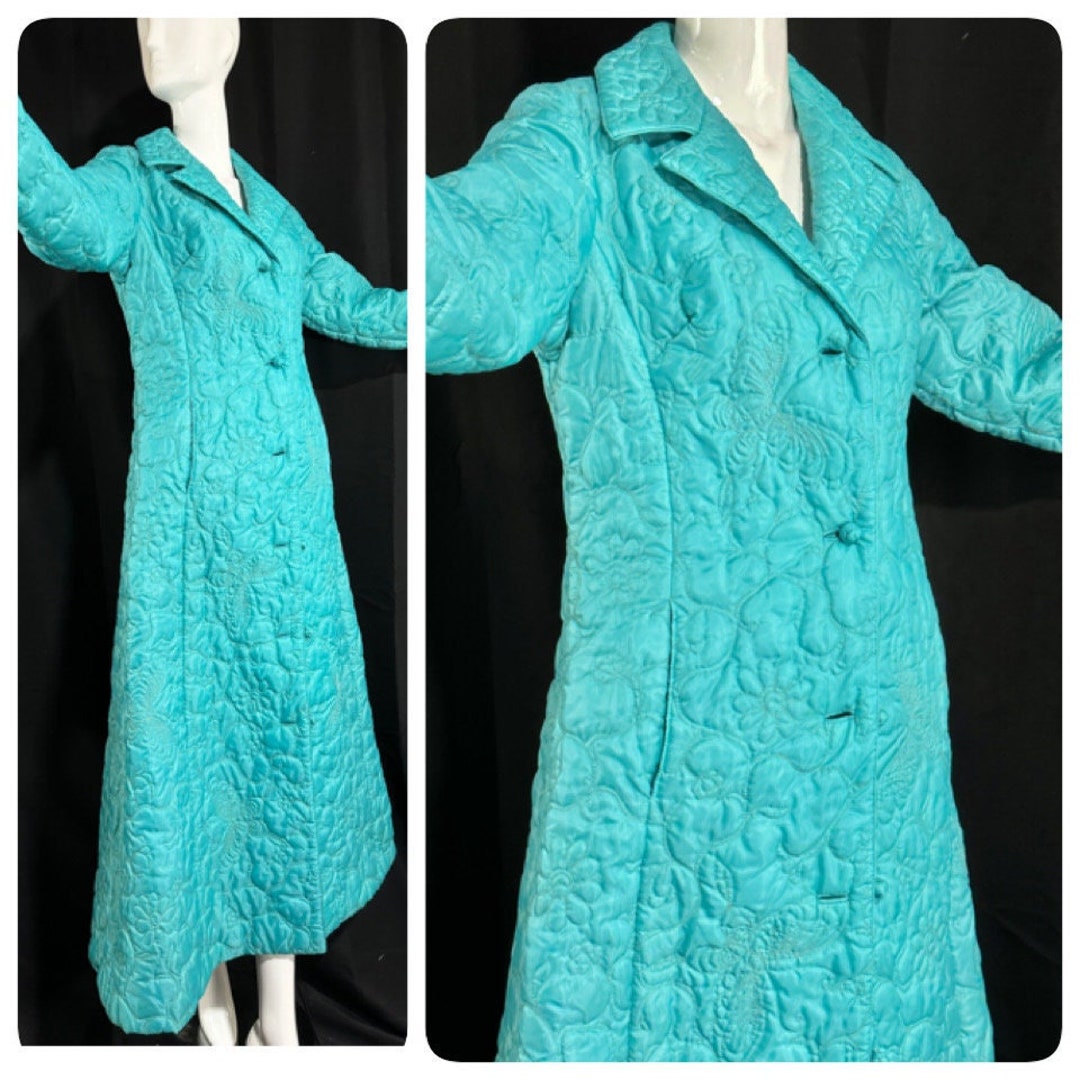 Vintage 1960s Robe Housecoat BARBARA LEE Made in Hong Kong Etsy