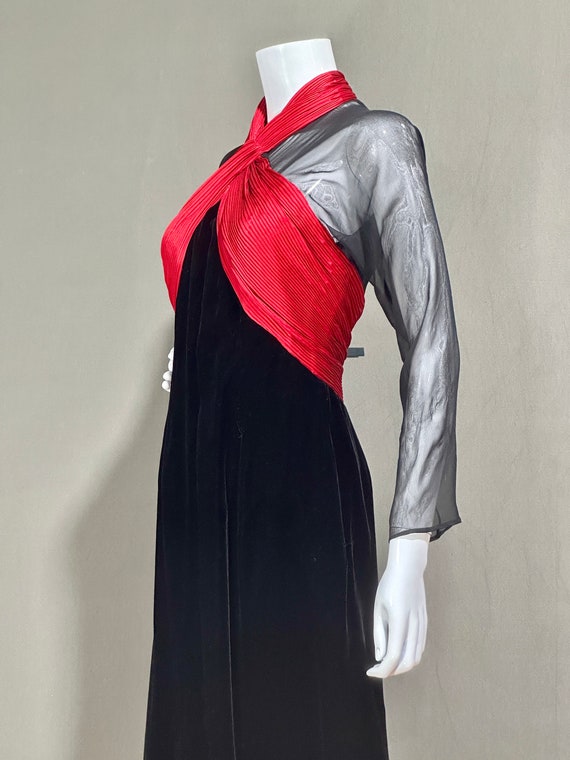 vintage evening gown, OSCAR de la RENTA Miss O, N… - image 7