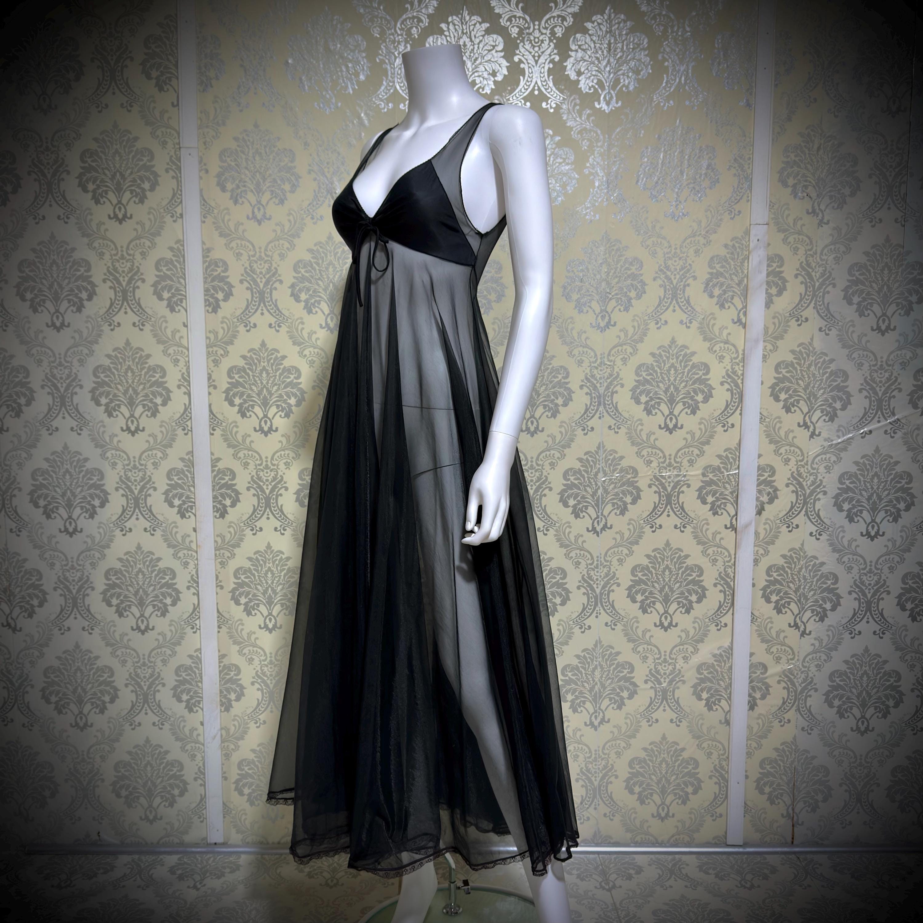 Sheer Slip Dress Black - Etsy Sheer Slip Dress Black - Etsy