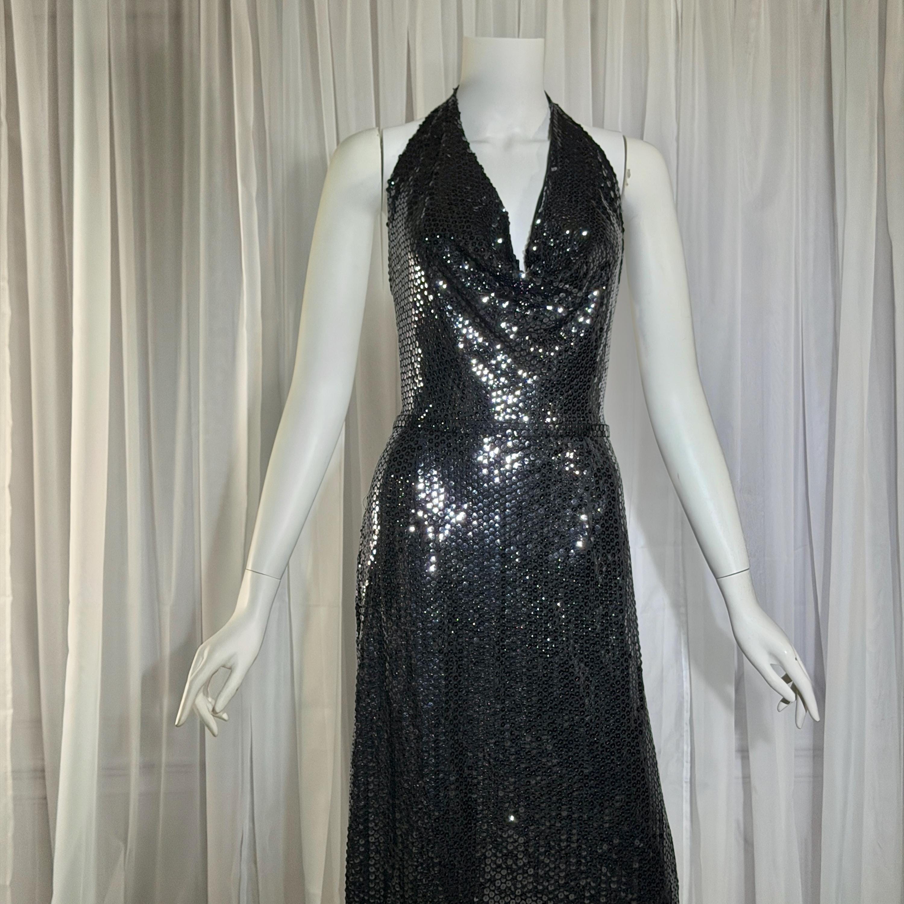 matte jersey evening dresses Roma Gown in M nav-509 main image 1