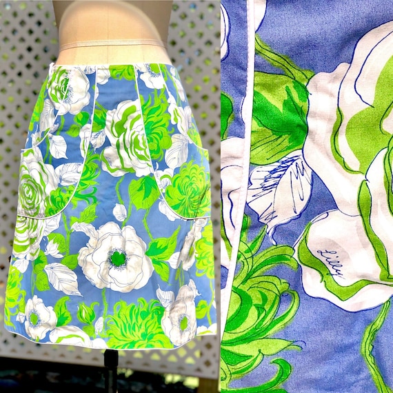 vintage 1960s Lilly Pulitzer skirt / The Lilly per