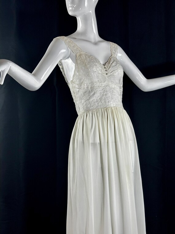 vintage nightgown robe set, LADY LEONORA 1950s weddin… Gem