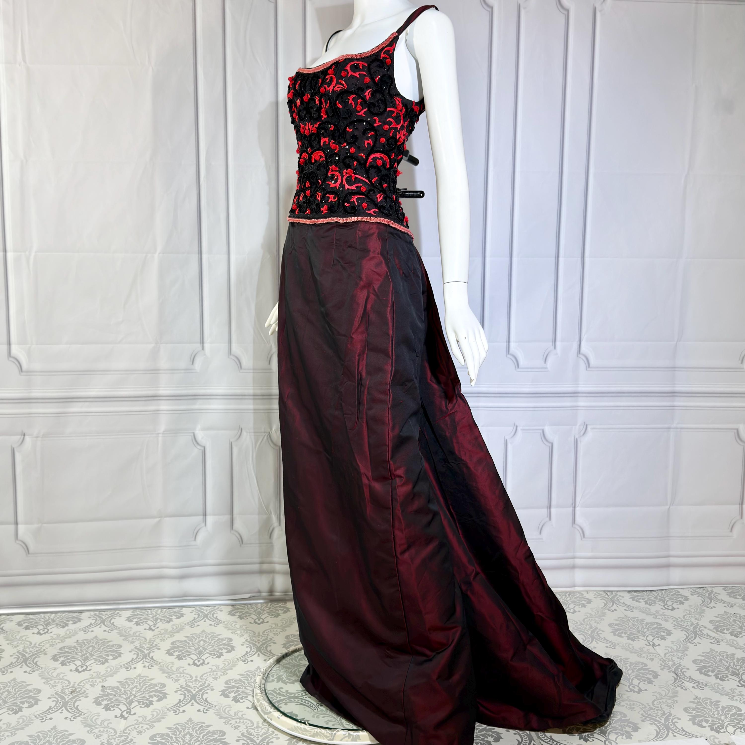 Vintage evening dress gown