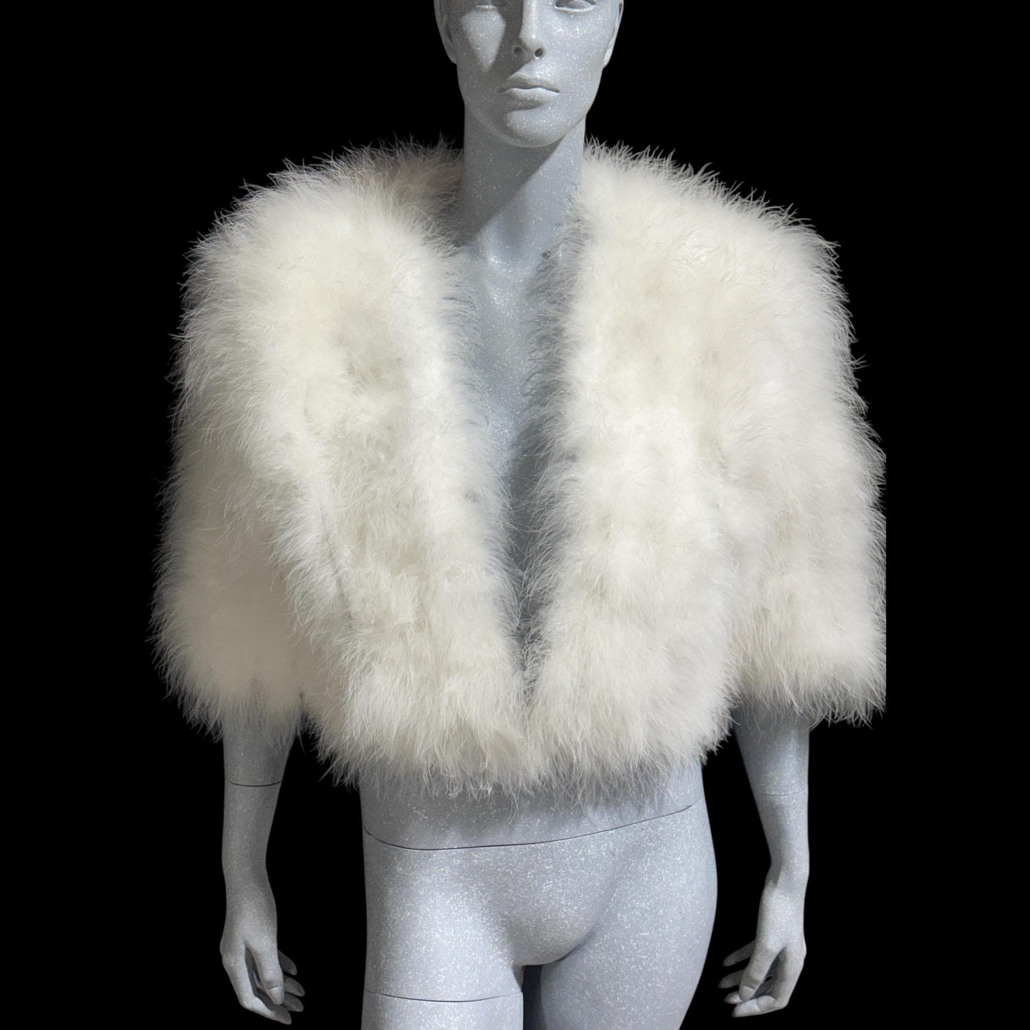 Marabou Feather Coat