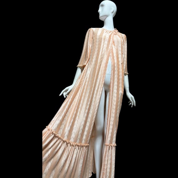 Vintage dressing gown, MARY MCFADDEN 1980s Glam P… - image 7