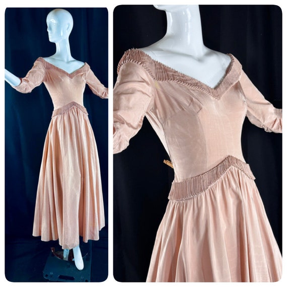 1940s Evening Dress - Etsy