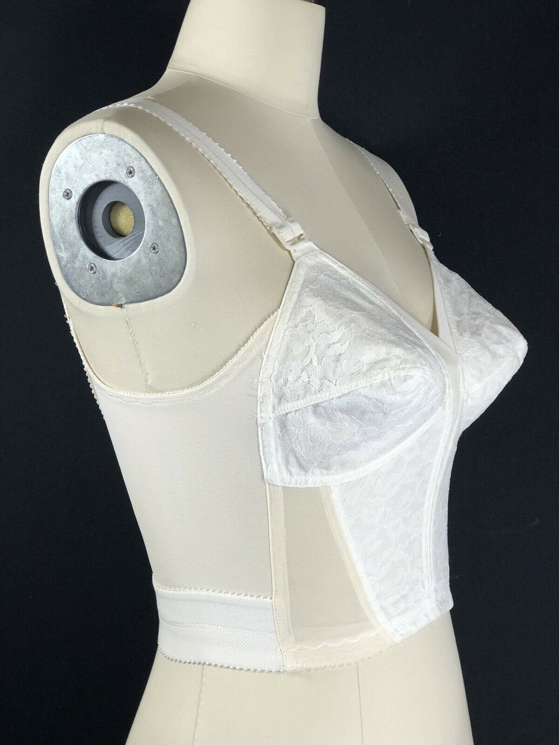 Bullet bra / Vintage 1950s Bra / Playtex Living Long Line Etsy