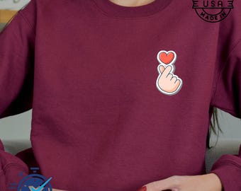 Valentines Hearts Sweatshirt, Womens Valentines Sweatshirt, Drawn Heart Shirt,Valentines Graphic Tee, Love Sweatshirt, Valentines Day Gift,