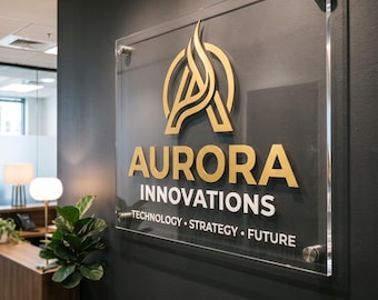 Custom business logo sign, custom laser cut business sign, your business wall logo, custom wood business sign, Laser Cut Logo Sign