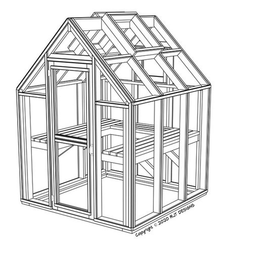 Mini Greenhouse Plans PDF Version - Etsy