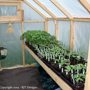 8' x 8' Greenhouse Plans Printed Version image 10
