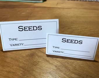 Seed Saving Envelopes - Printable PDF