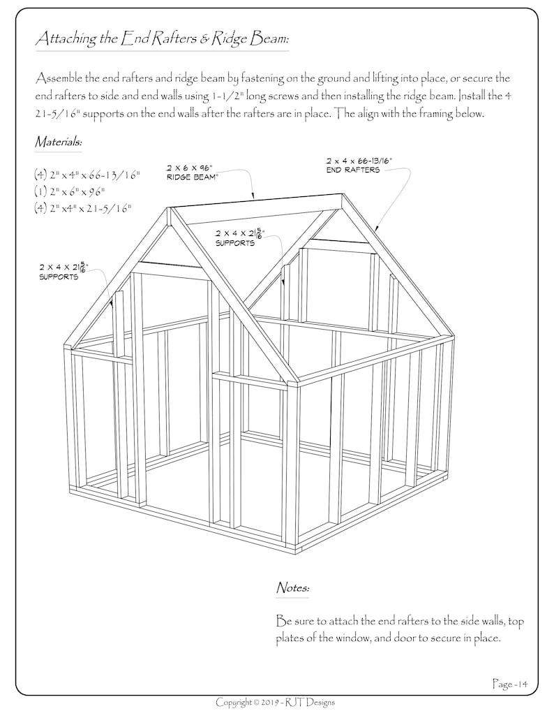 8' x 8' Greenhouse Plans PDF Version image 8