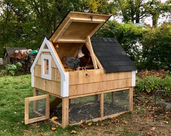 4' x 6' Backyard Chicken Coop Plans- PDF Version