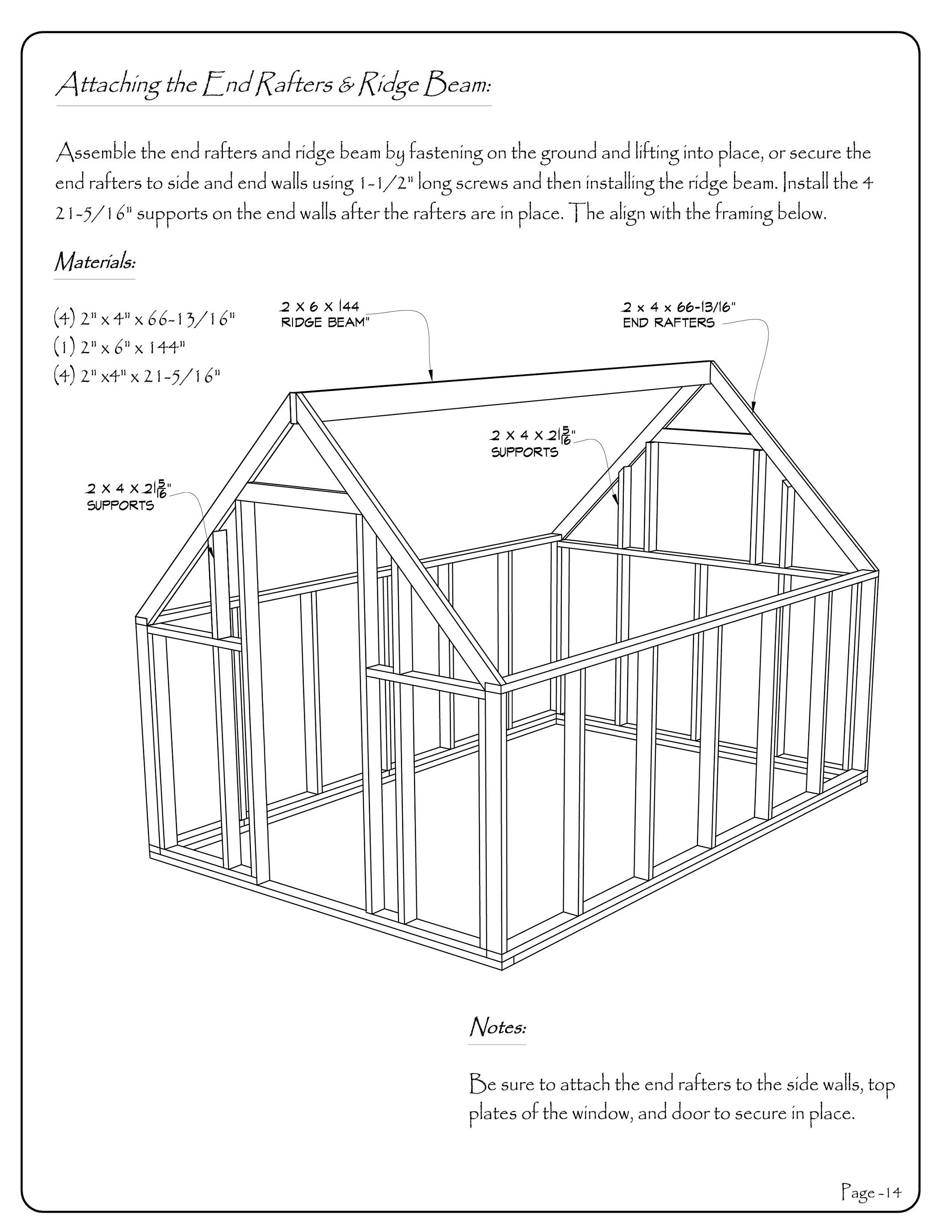 8' x 12' Greenhouse Plans PDF Version Etsy