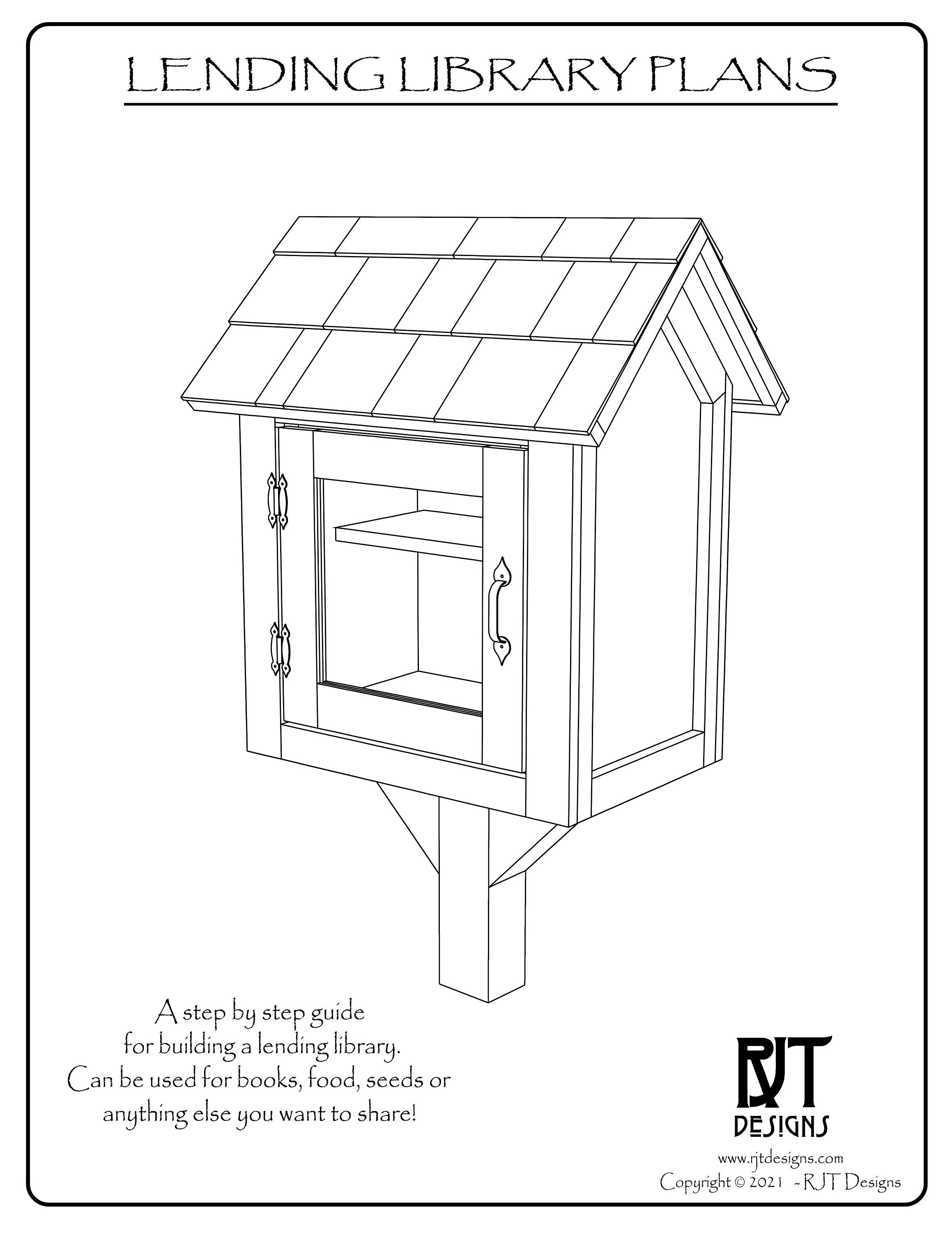 Lending Library Plans PDF Version | Etsy