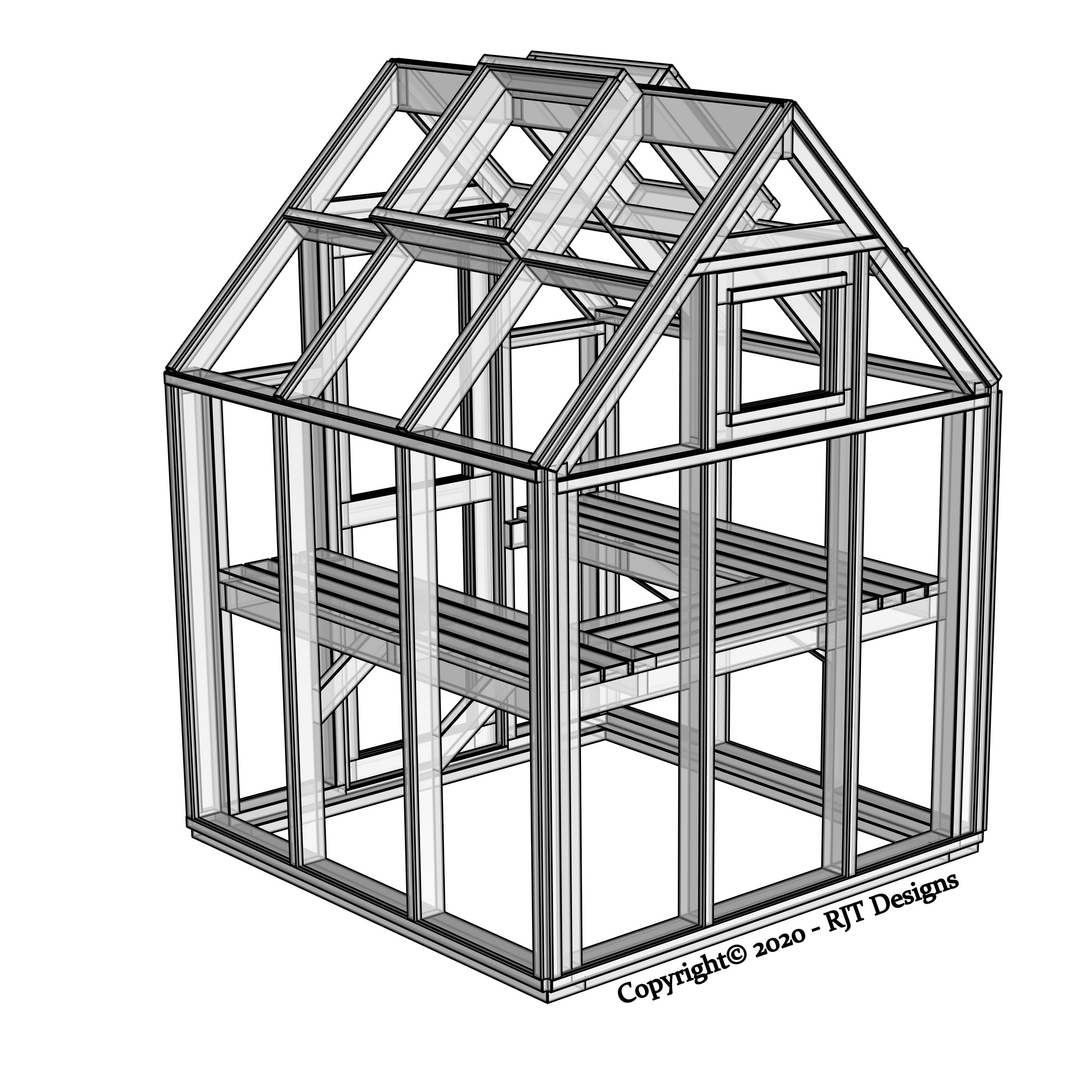 6' X 6' Greenhouse Plans Printed Version | Etsy