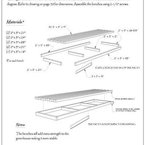 6'10 x 8'0 82 wide x 96 long Greenhouse Plans PDF Version image 10