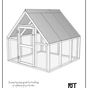 6&#39; x 6&#39; Chicken Run Plans- PDF Version