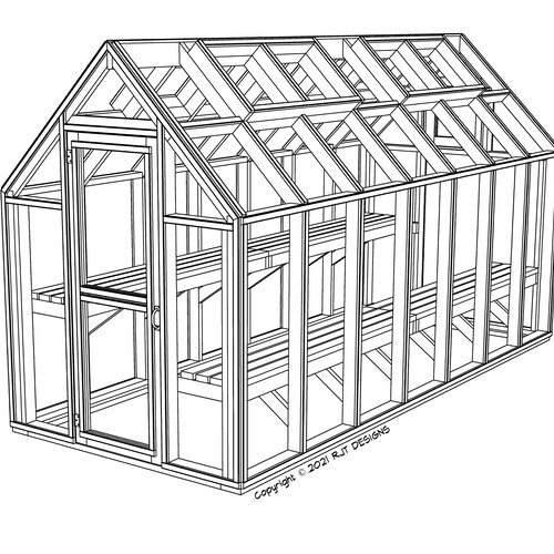 6' X 14' Greenhouse Plans PDF Version Etsy