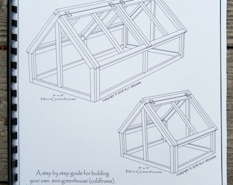 Mini- Greenhouse Plans - Printed Version
