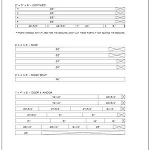 6'10 x 8'0 82 wide x 96 long Greenhouse Plans PDF Version image 5