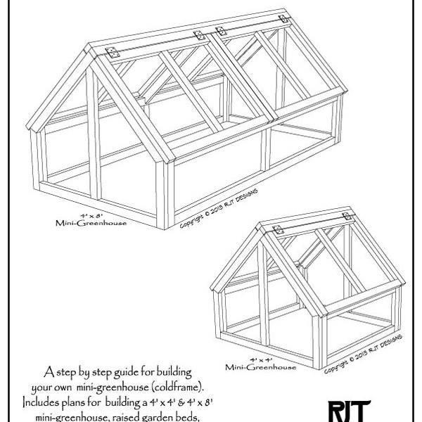 Mini- Greenhouse Plans - PDF Version