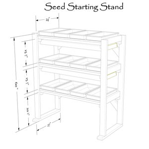 Seed Starting Stand Plans Printed Version image 5