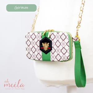 ohWalli Big german * Tasche - eBook Portemonnaie - Geldbörse - Clutch - Crossbodybag * pdf Schnittmuster deutsch