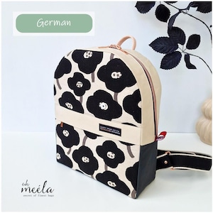 ohBecci Big German * Bag - eBook Backpack * PDF Sewing Pattern German