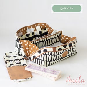 ohKristi Big german * Tasche - eBook Projekttasche - Kulturtasche * pdf Schnittmuster deutsch