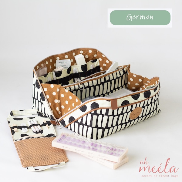 ohKristi Big German * Bag - eBook Project Bag - Toiletry Bag * PDF Sewing Pattern German